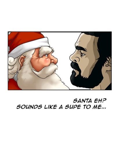 Billy Butcher Christmas Card for The Boys Fan at Xmas created by That Card Shop