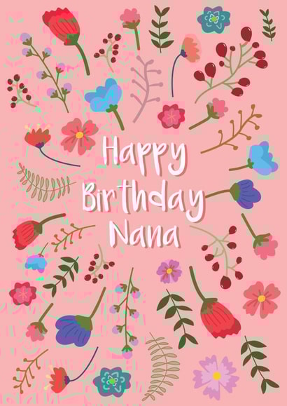Happy Birthday To My Nana created by @Laura Lonsdale Designs
