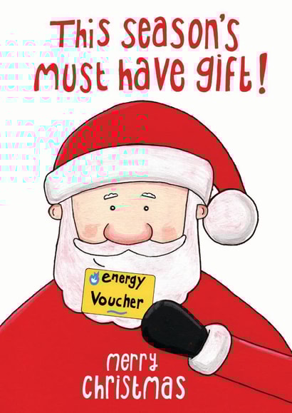 Energy Crisis Christmas - Christmas card - Funny - Energy Crisis created by Martyn Scribbler Illustration