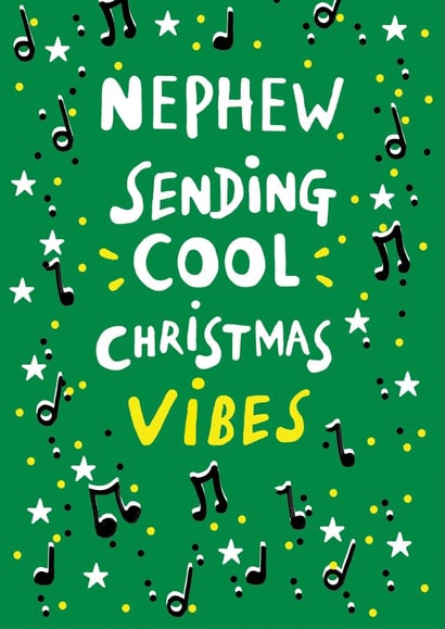 Nephew christmas card created by Earlybird