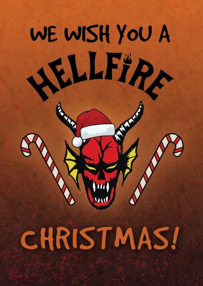 We Wish You A Hellfire Christmas - Stranger Things Netflix - Hellfire Club created by Daft as Duck