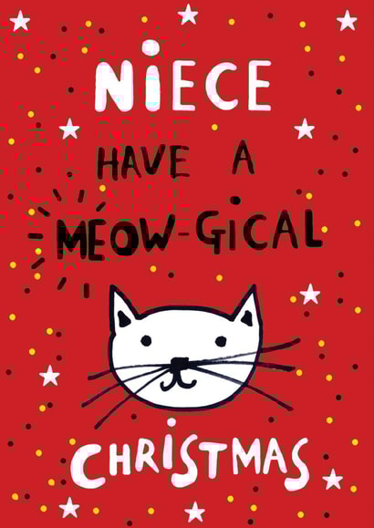 Cute niece christmas card created by Earlybird