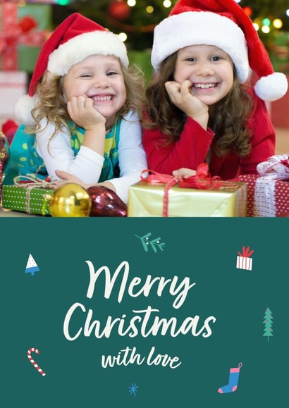 christmas photo grandparents Personalised Photo Card 43783 created by frances Wilson