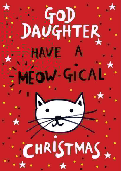 Cute christmas card for god daughter created by Earlybird