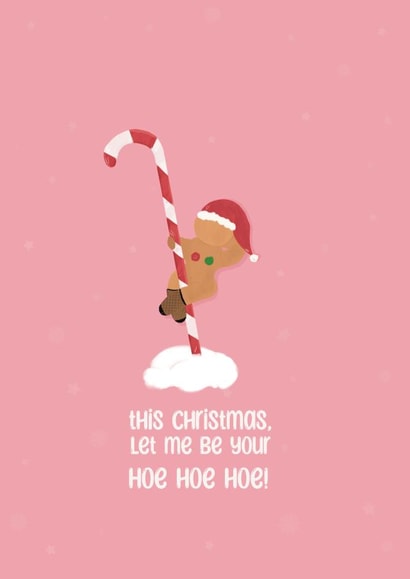 Cheeky Christmas Card for Significant Other Gingerbread Man Pole Dancing created by Oh So Jolie