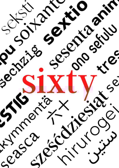 sixty words created by simonsays