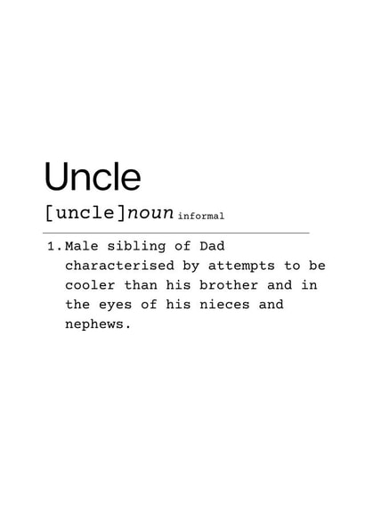 Uncle Defined created by simonsays