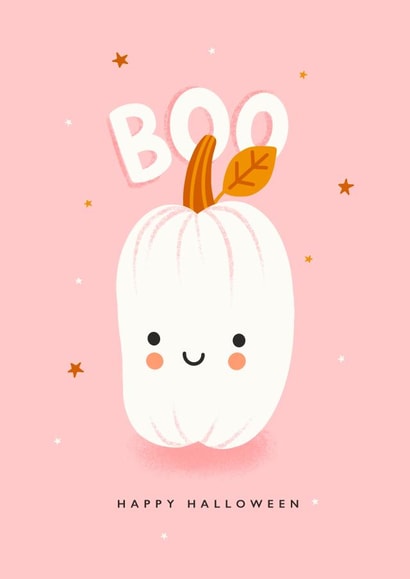 Cute Little Halloween Pumpkin Card created by Rock Paper Scissors