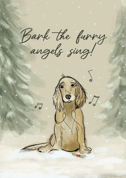 Cute dog Christmas Card created by WillyBee
