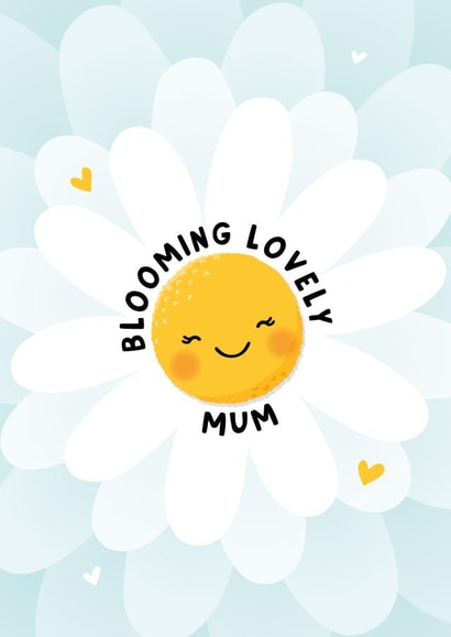 Cute Birthday Card / Mother's Day Card for Mum - Flower - Blooming Lovely created by Macie Dot Doodles