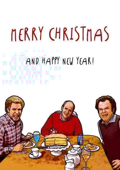 Step Brothers funny Christmas Card created by Drewit