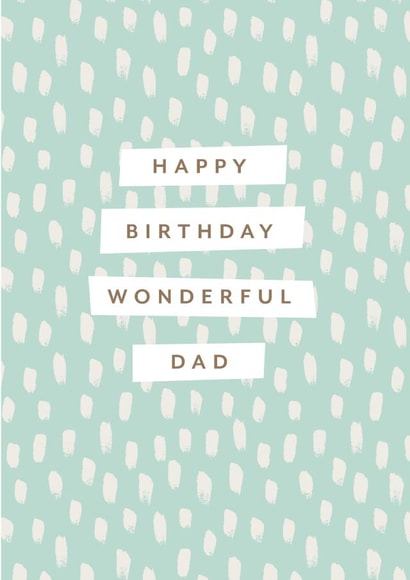 Birthday card for a wonderful Dad created by Gooseberry Moon