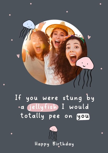 Friend Funny Birthday Personalised Photo Card 22056 created by LynseyLovez