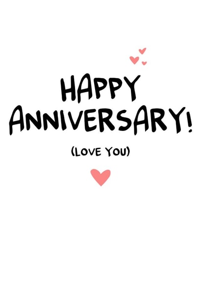 Happy Anniversary Card, Valentine's Day Card, Love Card, Husband Card, Wife Card created by Little Silverleaf