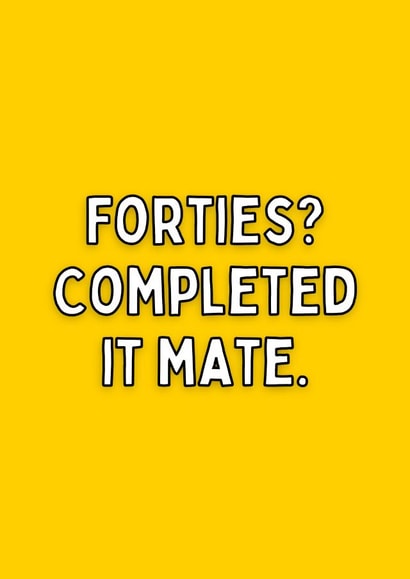 Funny inbetweeners 50th birthday card - completed it mate created by Meg's Creative Outlet