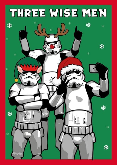 Funny Christmas Card - Star Wars - Three Wise Men created by Cardology