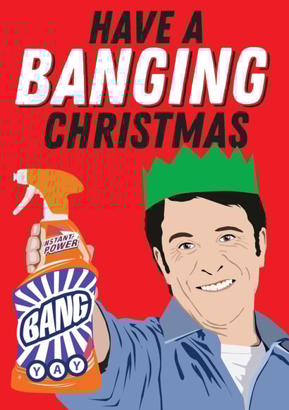 Have a banging Christmas - Barry Scott Christmas Card created by Kyleigh Orlebar