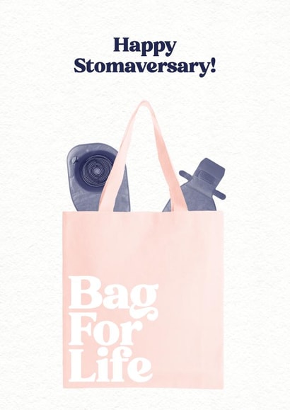 Cute Stomaversary card for the ostomate in your life! created by ostique