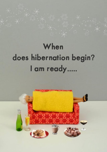 Hibernation created by Bold & Bright Cards