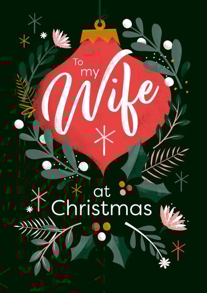 To my Wife at Christmas created by Neil Clark