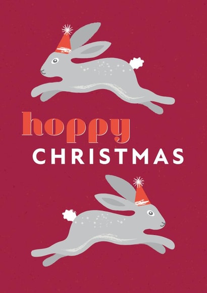 Cute Christmas Card for the animal lover in your life created by X, Y & Z Design
