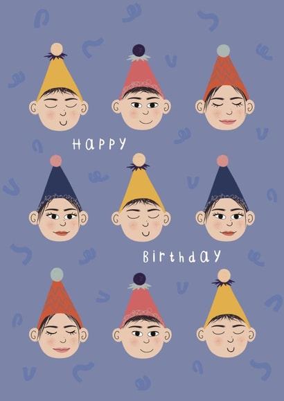 Cute Happy Birthday card ! created by Bidds and Bobs Illustration