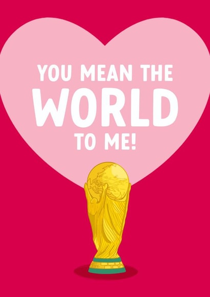 Funny Football World Cup Anniversary Card created by The Cake Thief