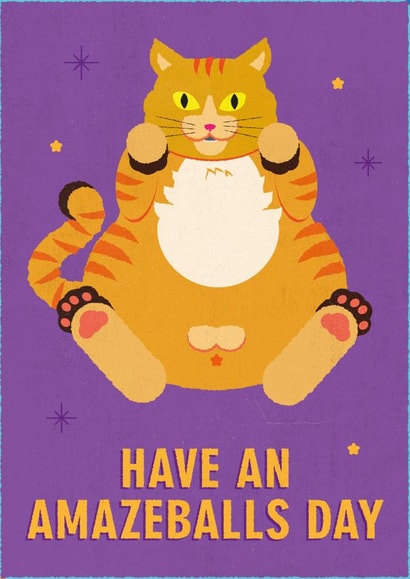 Funny Special Occaision Cat Card for Friends created by Catterbox