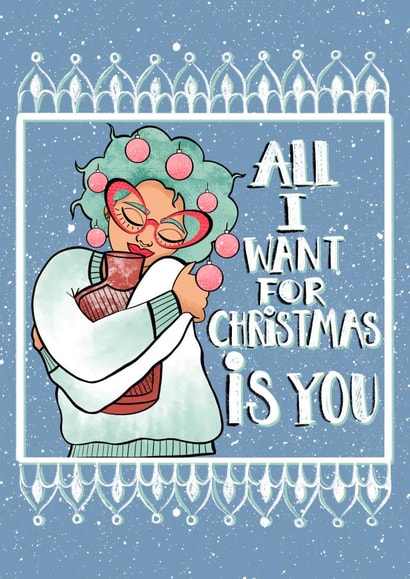 All I Want For Christmas Is You, My Amazing Hot Water Bottle created by Howee Designs