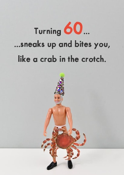 Turning 60 created by Bold & Bright Cards