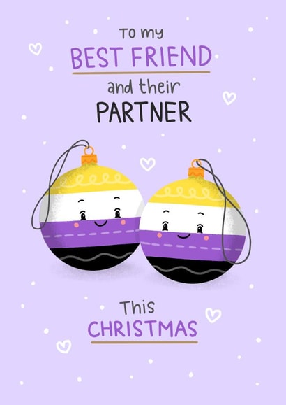 Non-Binary - Best friend & partner created by Blue Kiwi Design