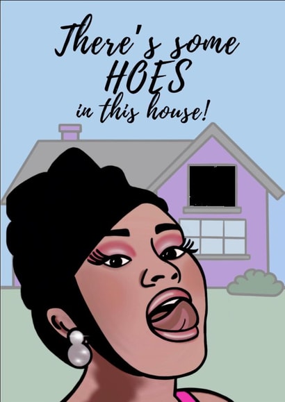 Cardi B New Home Photo Card created by Helios Prints