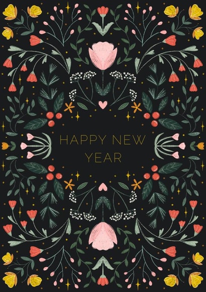 Classy Greeting Card for the New Year created by Another Please