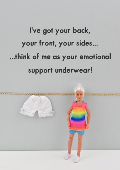 Support pants created by Bold & Bright Cards