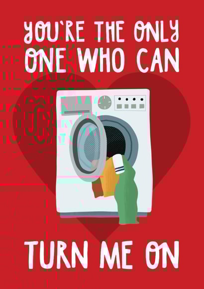 Funny Washing Machine Card created by AbiGoLucky