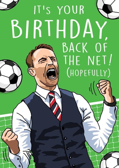Back of the net Birthday! created by Emma Proctor