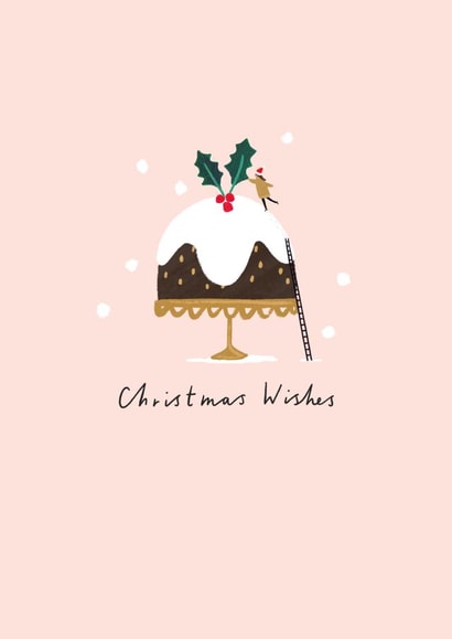 Cute Christmas Pudding Card created by Helen Mackay 