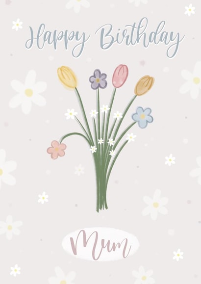 Happy Birthday Mum! created by Scribble + Print Co