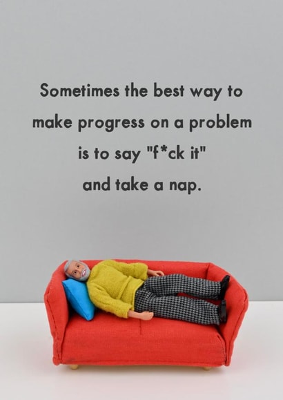 Nap progress created by Bold & Bright Cards