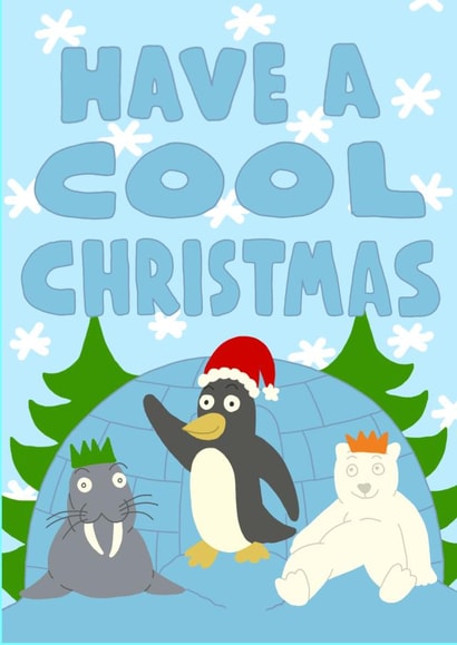 Cool Christmas created by Tom Delves Illustration