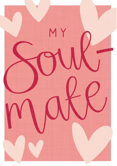 Cute Valentine's Card - My Soulmate created by Two For Joy Illustration