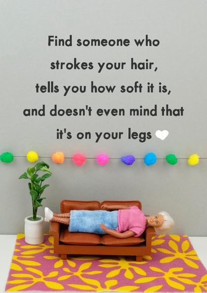 Hair created by Bold & Bright Cards