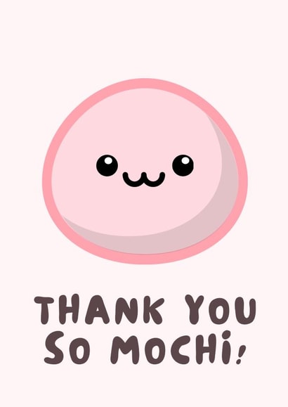 Thank you so mochi card for friend created by Studio DBT