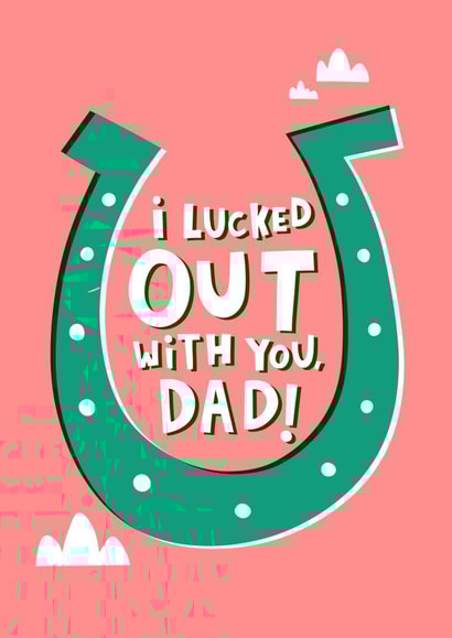 Cute Lucky Charm Father's Day Card created by Lucy Maggie Designs