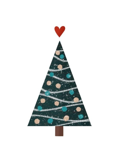 Cute decorated Christmas tree created by BYBAMBY