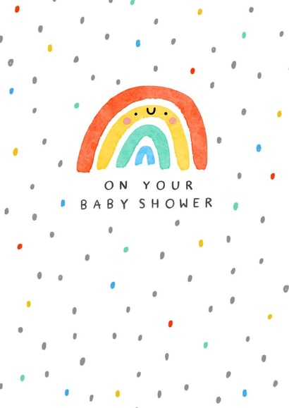 On your baby shower created by Jess Moorhouse