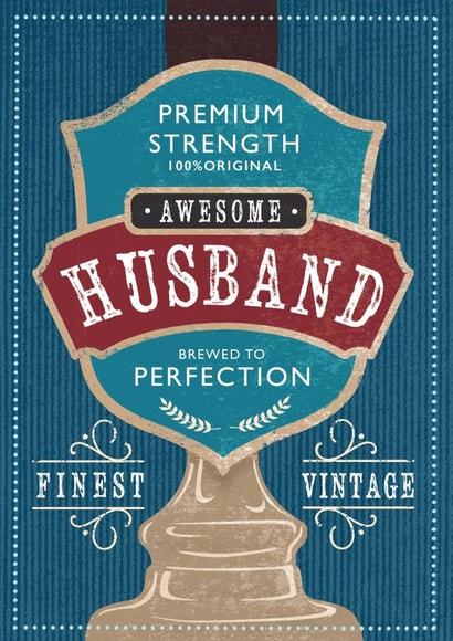 Birthday - classic - Husband - Beer pump created by 0nly Me!