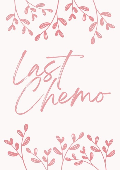 Cute Get Well Card - Last Chemotherapy created by A Little Note Gifts