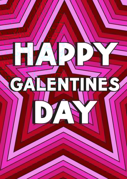 Colourful Galentines Day Card for friends! created by Ailish Beadle