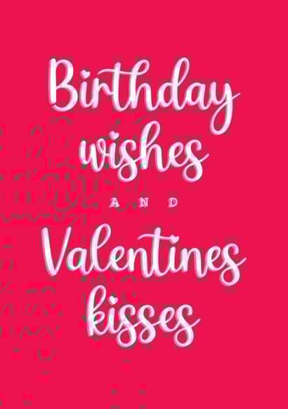 Birthday and valentines card for someone special created by abtchlr